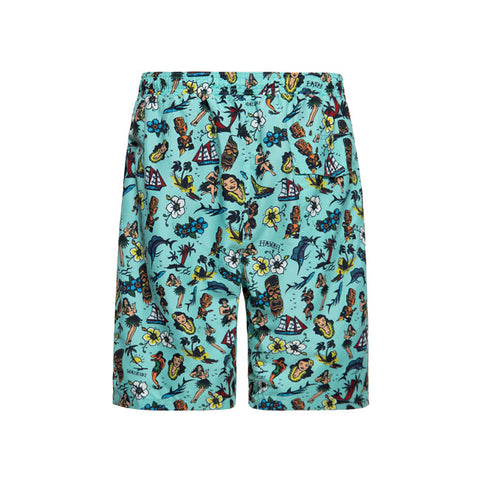 King Kerosin Hawaii swimshort mint