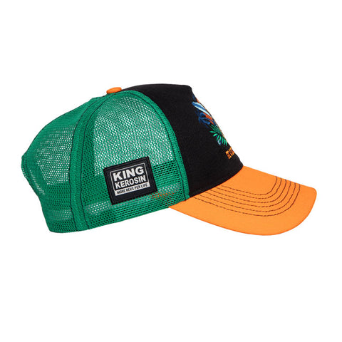 King Kerosin Honolulu cap black/orange