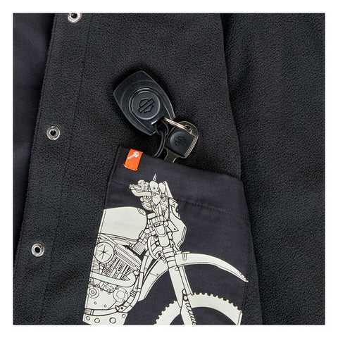Biltwell El Dorado shirt jacket black