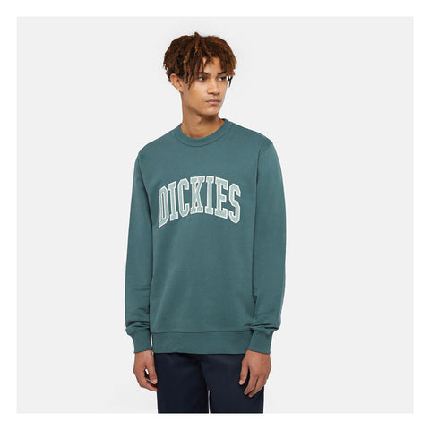 Dickies Aitkin Sweatshirt green/surf Blue