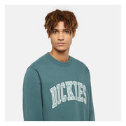 Dickies Aitkin Sweatshirt green/surf Blue