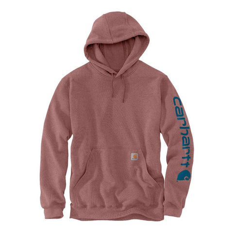 Carhartt Sleeve Logo Hooded sweatshirt apple butter heather