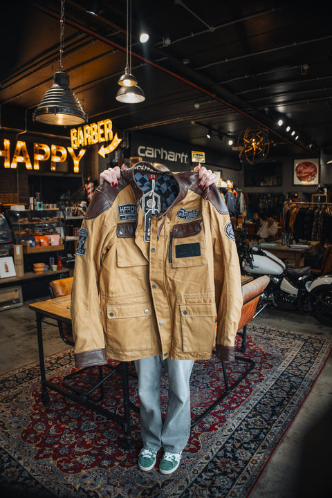 Holy Freedom Quattro Wax EVO jacket havana brown