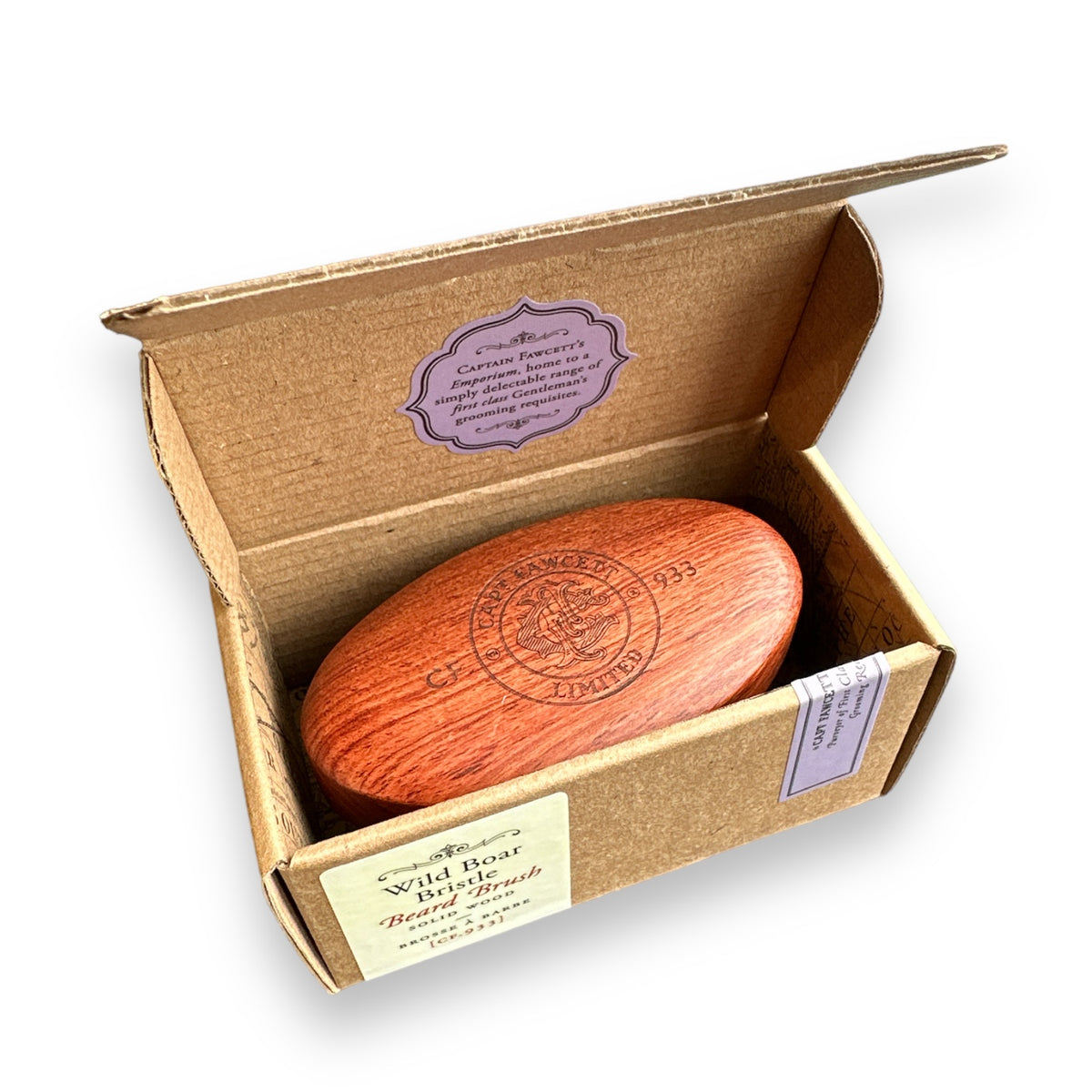 Captain Fawcett's Wild Boar Bristle Beard Brush