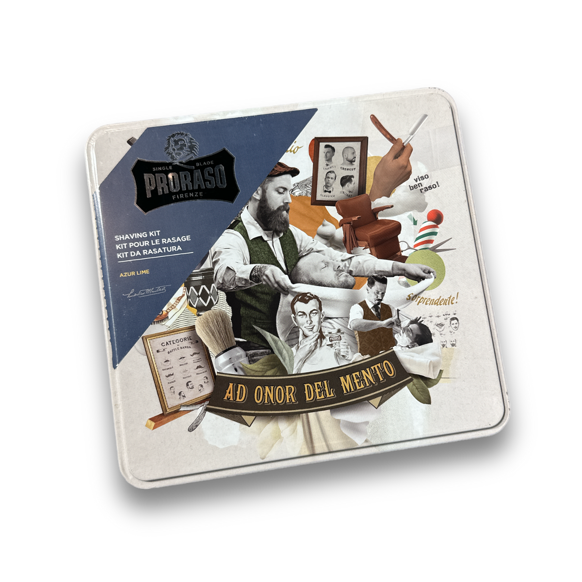 Beard Care Set – Azure Lime Proraso