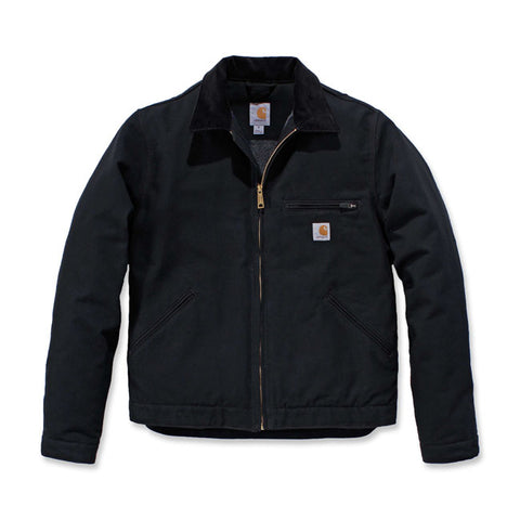 Carhartt duck Detroit jacket black