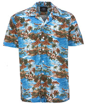 Hawaiian shirt in blue from Dickies.