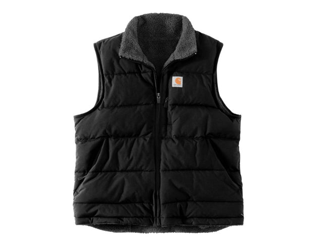 Women's Relaxed Fit Midweight Utility Vest - Black