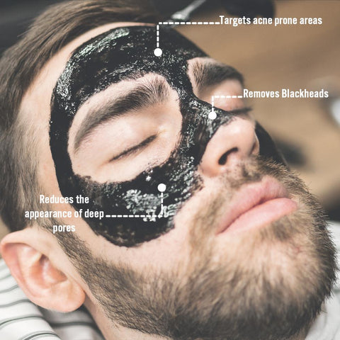 FACE PUTTY PEEL-OFF MASK WITH ACTIVATED CHARCOAL