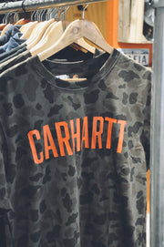 Carhartt T-shirt Camo blok logo Tamarac duck camo