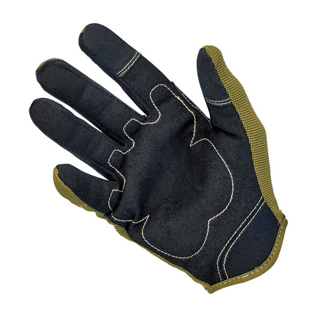 Biltwell Moto gloves olive/black/tan