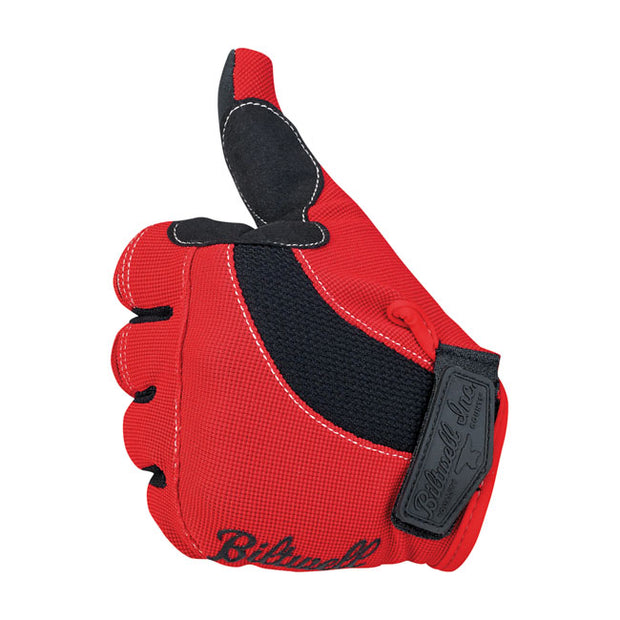 Biltwell Moto gloves red/black/white