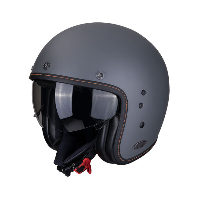 Scorpion Belfast jet helmet solid matte cement grey – Fat Tony's Lifestyle