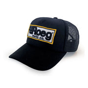 Roeg trucker cap logo black