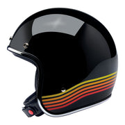 Biltwell Bonanza helmet gloss black spectrum