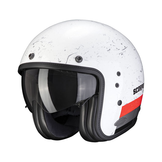 scorpion belfast jet helmet EVO Retro Kwikfit Kwikfit cheekpads allow use of most common styles of eye glasses. Motorcycle Helmets Belfast Scorpion Helmet