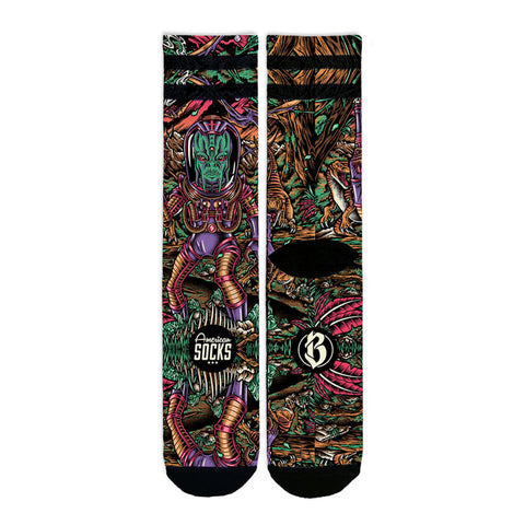 American Socks I Come In Peace signature socks