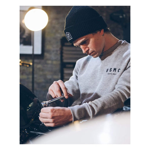 Bike Shed Crest beanie black