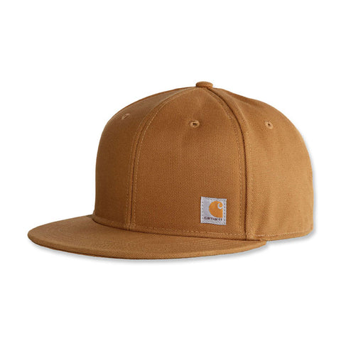 Carhartt Firm duck flat brim cap carhartt®brown