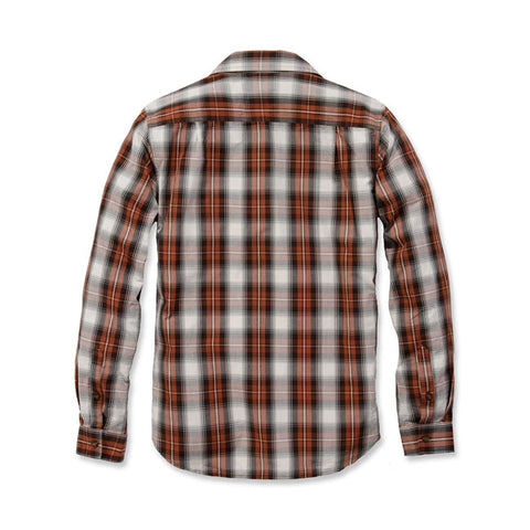 Carhartt Plaid Open collar shirt sequoia