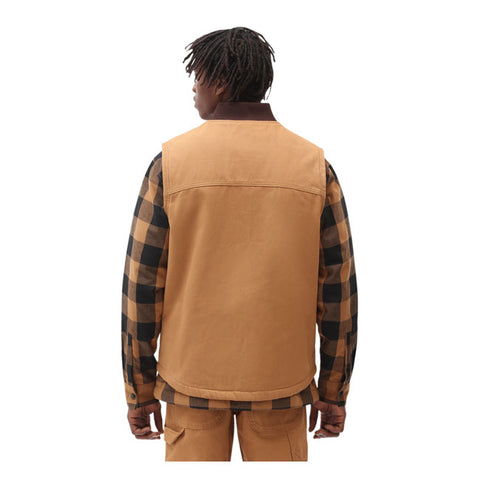 Dickies DC vest brown duck