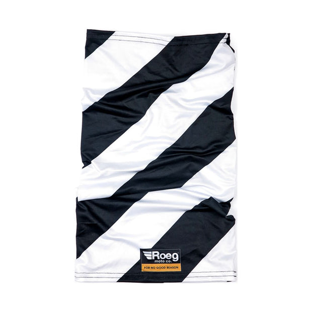 Roeg neck Scarf tunnel off white/black