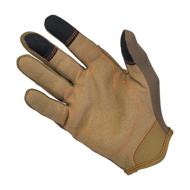 Biltwell Moto gloves brown/orange