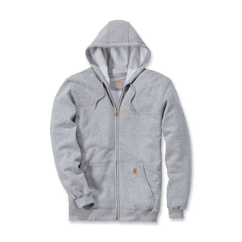 Carhartt zip hooded sweatshirt heather grey