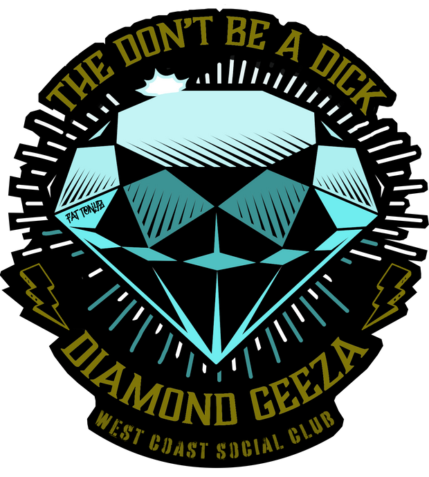 Diamond Geeza Heavyweight Tee White