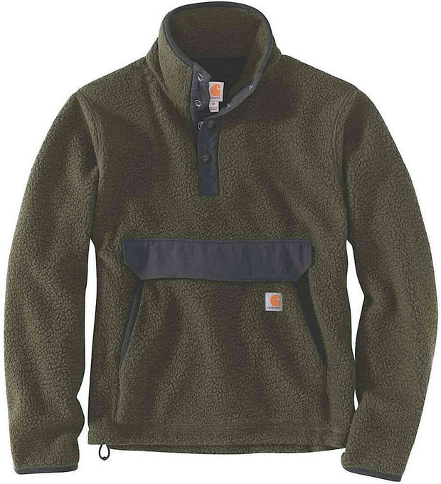Carhartt Relaxed Fit Fleece Pullover 104991 •  BASIL HEATHER