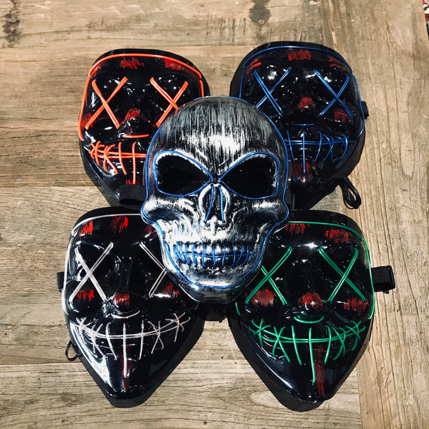 L.E.D Halloween Masks