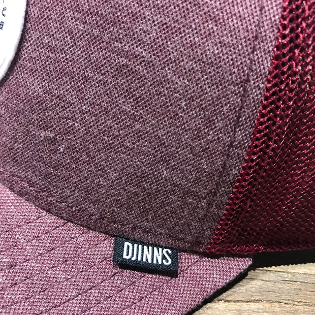 Djinns Baseball Cap / Red Wine Mesh