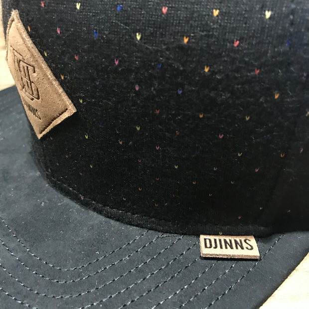 Djinns Baseball Cap / Black Spec Rainbow