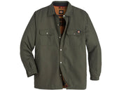 Dickies Duck shirt flannel lined jacket dark green