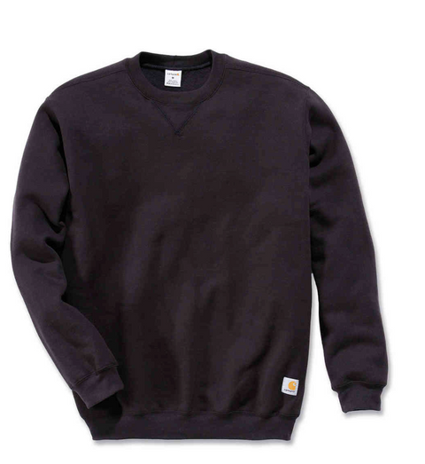 Carhartt K124 MIDWEIGHT CREWNECK SWEATSHIRT Black