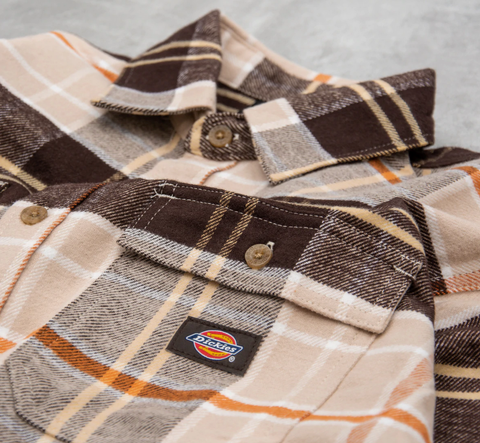 Dickies Orting shirt dark brown