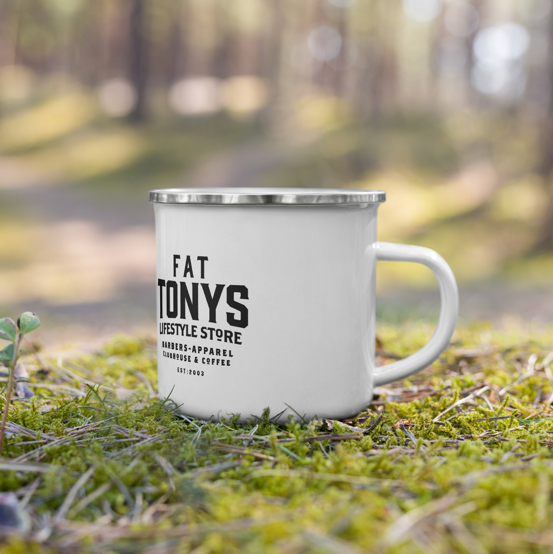 Enamel F.T Camping Mug
