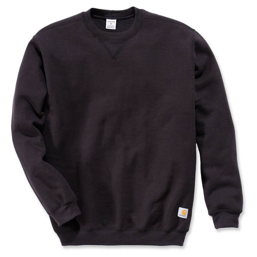 Carhartt K124 MIDWEIGHT CREWNECK SWEATSHIRT Black