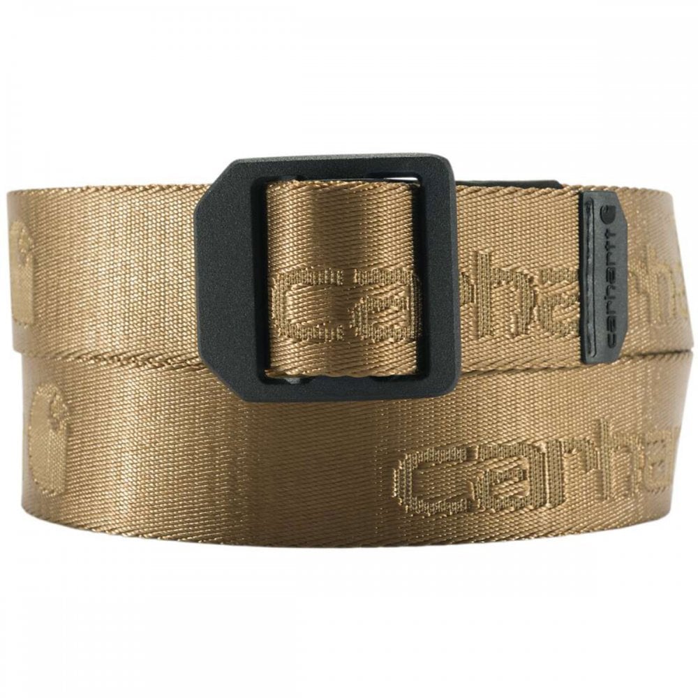 CARHARTT WORKWEAR Brown Nylon Webbing Ladder Lock Belt