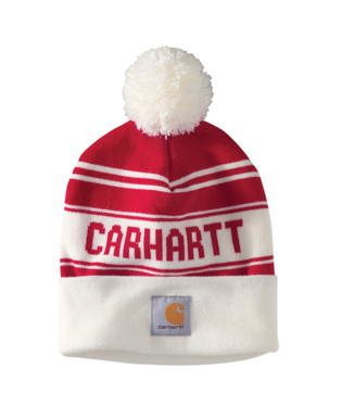 Carhartt Bobble Hat Red
