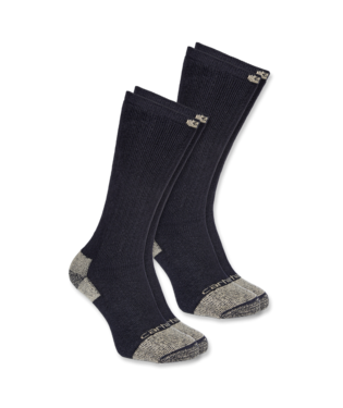 Carhartt 2 Pack Heavy Duty Thermal Sock Black