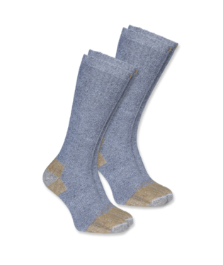 Carhartt Double Pack steel Toe Boot Sock Grey