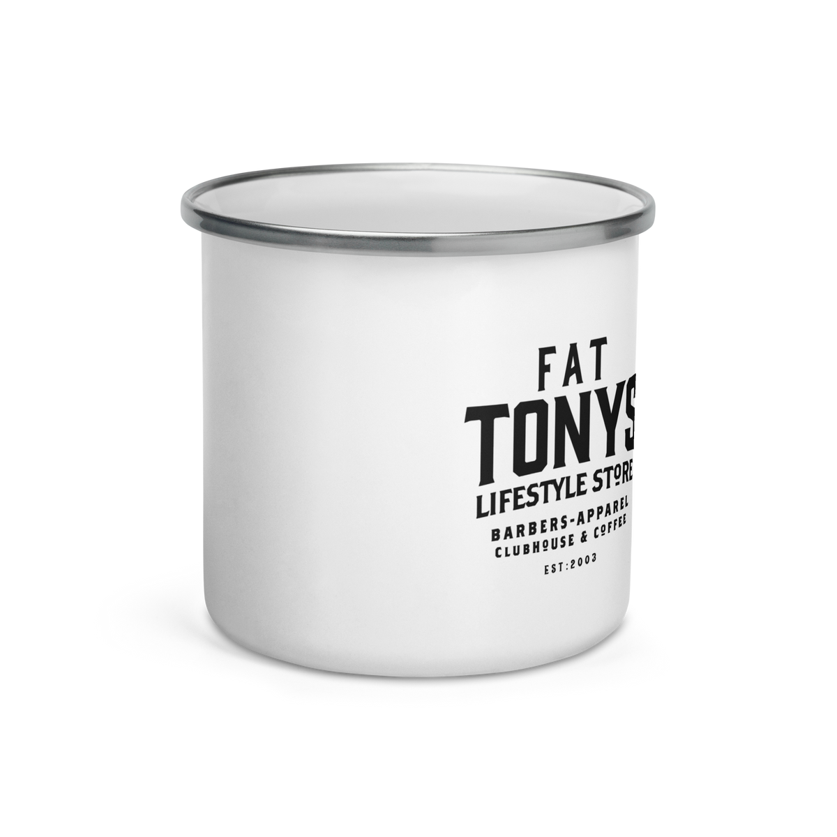 Enamel F.T Camping Mug