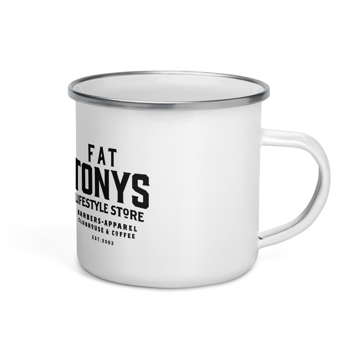 Enamel F.T Camping Mug