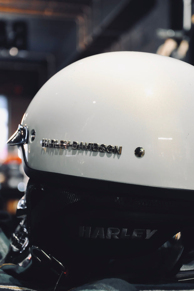 Original Harley Davidson Crash Helmets.