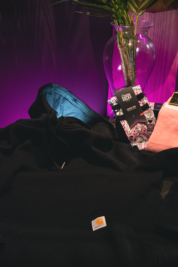 Carhartt Relaxed Mid Weight Hoodie Black Women s RN14806 Fat