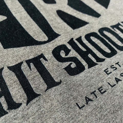 Short sleeve S**t Shooters White Logo