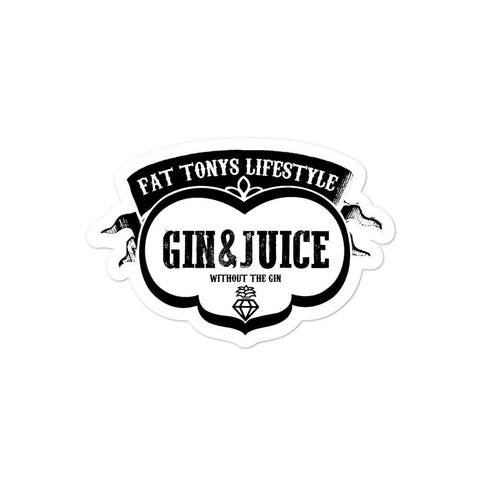 Gin & Juice Stickers